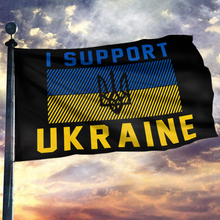 Load image into Gallery viewer, I Support Ukraine Flag