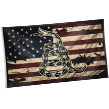 Load image into Gallery viewer, Gadsden DTOM - Vintage USA Horizontal Flag