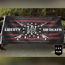 Load image into Gallery viewer, Don&#39;t Tread On Me Liberty Or Death Flag