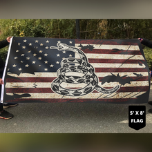 Load image into Gallery viewer, Gadsden Don't Tread On Me - Vintage USA Horizontal Flag