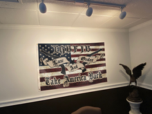 Load image into Gallery viewer, LGBFJB Law and Order - Take America Back Flag