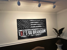 Load image into Gallery viewer, LGB Black and White USA Flag