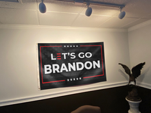 Load image into Gallery viewer, Let's Go Brandon - Black USA Flag