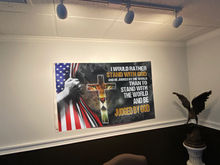 Load image into Gallery viewer, Stand With God Flag (RTL)