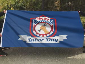 Celebration Of Labor Day Flag