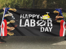 Load image into Gallery viewer, Labor Day Flag