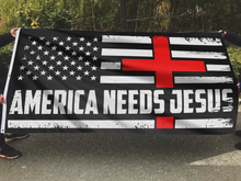 Load image into Gallery viewer, America Needs JESUS Flag
