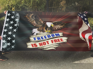 Freedom Is Not Free Flag