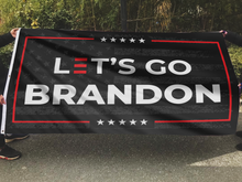 Load image into Gallery viewer, Let's Go Brandon - Black USA Flag