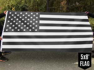 United States of America - American Flag - Black & White