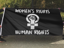 Load image into Gallery viewer, Women&#39;s Rights Are Human Rights Flag