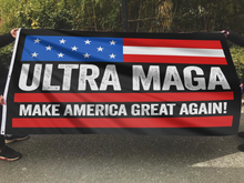 Load image into Gallery viewer, Ultra MAGA Make America Great Again Flag