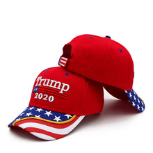 Load image into Gallery viewer, Trump 2020 Red USA Flag Hat