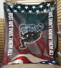 Load image into Gallery viewer, We Don't Know Them All Premium Mink Sherpa Blanket