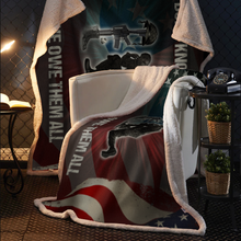 Load image into Gallery viewer, We Don't Know Them All Premium Mink Sherpa Blanket