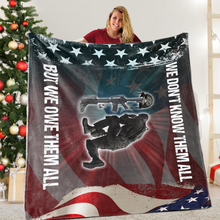 Load image into Gallery viewer, We Don't Know Them All Premium Mink Sherpa Blanket