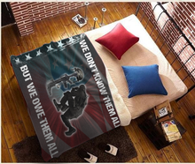 Load image into Gallery viewer, We Don't Know Them All Premium Mink Sherpa Blanket