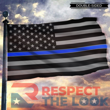 Load image into Gallery viewer, Thin Blue Line Flag