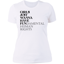 Load image into Gallery viewer, Girls Just Wanna Have Fun Boyfriend T-shirt