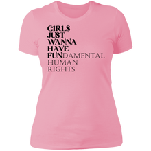 Load image into Gallery viewer, Girls Just Wanna Have Fun Boyfriend T-shirt