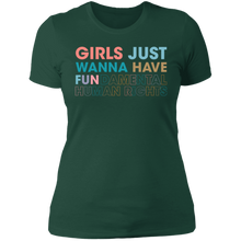 Load image into Gallery viewer, Girls Just Wanna Have Fundamental Human Rights T-shirt