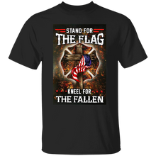 Load image into Gallery viewer, Stand for the Flag Kneel for the Fallen Apparel