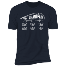 Load image into Gallery viewer, Grandpa's Greatest Catch Personalized T-shirt