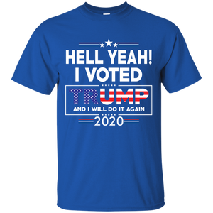 Hell Yeah I Voted Trump Shirt