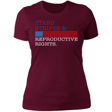 Load image into Gallery viewer, Stars Stripes & Reproductive Rights Boyfriend T-Shirt