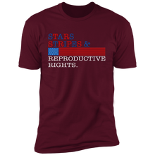 Load image into Gallery viewer, Stars Stripes & Reproductive Rights T-Shirt
