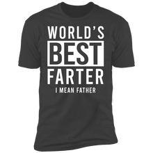 Load image into Gallery viewer, World's Best Farter I Mean Father T-shirt