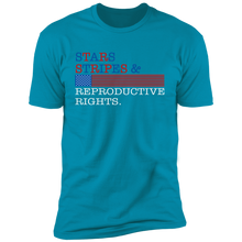 Load image into Gallery viewer, Stars Stripes & Reproductive Rights T-Shirt