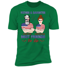 Load image into Gallery viewer, Father And Daughter Best Friends Personalized T-shirt