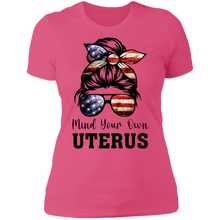 Load image into Gallery viewer, Mind Your Own Uterus Boyfriend T-Shirt