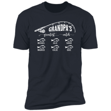 Load image into Gallery viewer, Grandpa's Greatest Catch Personalized T-shirt