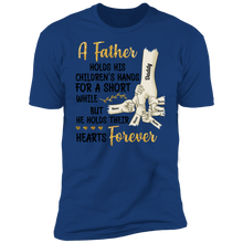 Load image into Gallery viewer, Father Holds His Children's Hands Personalized T-shirt