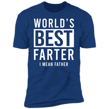 Load image into Gallery viewer, World's Best Farter I Mean Father T-shirt