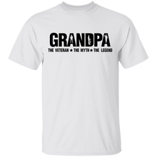 Load image into Gallery viewer, The Veteran The Myth The Legend Grandpa Apparel