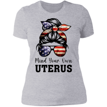 Load image into Gallery viewer, Mind Your Own Uterus Boyfriend T-Shirt