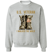 Load image into Gallery viewer, Veteran I Walked The Walk Apparel