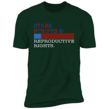 Load image into Gallery viewer, Stars Stripes & Reproductive Rights T-Shirt