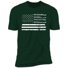 Load image into Gallery viewer, Dad USA Flag Patriotic T-shirt