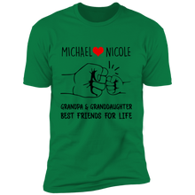 Load image into Gallery viewer, Grandpa and Granddaughter Personalized T-shirt