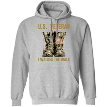 Load image into Gallery viewer, Veteran I Walked The Walk Apparel