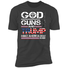 Load image into Gallery viewer, GOD Guns and Trump MAGA T-Shirt