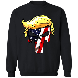 Trump Punisher Full-Color American Flag - Apparel