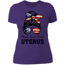 Load image into Gallery viewer, Mind Your Own Uterus Boyfriend T-Shirt