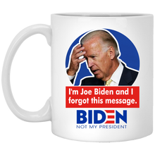 Load image into Gallery viewer, Forgetful Biden 11 oz. White Mug