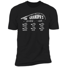 Load image into Gallery viewer, Grandpa's Greatest Catch Personalized T-shirt