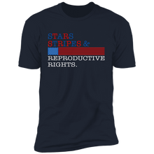 Load image into Gallery viewer, Stars Stripes & Reproductive Rights T-Shirt